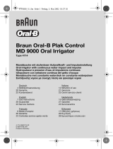 Braun MD9000 Oral Irrigator, PlakControl Handleiding