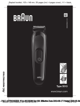 Braun Tondeuse À Cheveux 81705177 Noir Handleiding