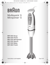 Braun MR530 BOLOGNESE Handleiding