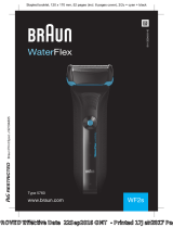 Braun WF2s, Water Flex Handleiding