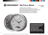 Bresser MyTime Thermo-/Hygro Bath Clock - grey de handleiding