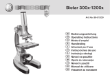 Bresser Biotar 300x-1200x Set Microscope (without case) de handleiding