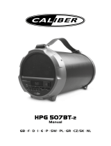 Caliber HPG507BT-2 de handleiding