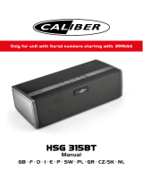 Caliber HSG315BT de handleiding