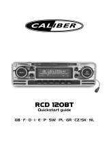 Caliber RCD120BT Snelstartgids