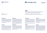 CAMBRIDGE SL30 Installatie gids