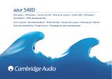 Cambridge Audio AZUR 540D Handleiding
