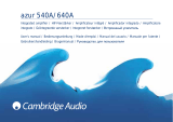 Cambridge Audio 540A Handleiding