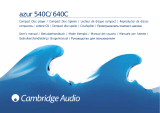 Cambridge Audio azur 540 c Handleiding