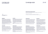 Cambridge Audio Sx de handleiding