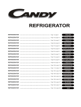 Candy CHTL 552BK Under Counter Larder Fridge Handleiding