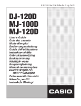 Casio MJ-120D Handleiding