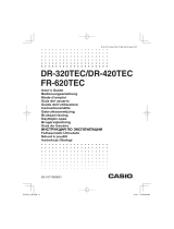 Casio DR-420TEC Handleiding