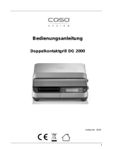 Caso Design DG 2000 Handleiding