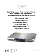 Caso XXL Digitalwaage 15 KG Handleiding