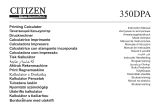 Citizen 350DPA Handleiding
