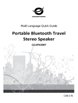 Conceptronic Portable Bluetooth Travel Stereo Speaker Installatie gids