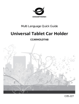 Conceptronic Universal Tablet Car Holder Installatie gids