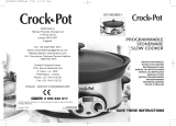 Crock-Pot SCVI600BS-I Handleiding