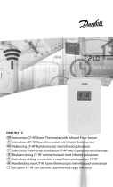Danfoss CF-RF Room Thermostat Installatie gids