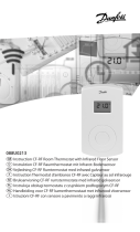Danfoss CF-RF Room Thermostat Installatie gids