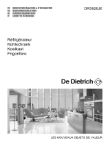 De Dietrich DRS926JE Handleiding