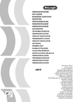 De'Longhi Verticale Young HVY1020.B Handleiding