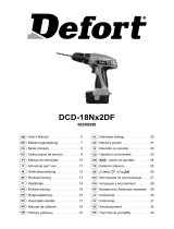 Defort DCD-18Nx2DF de handleiding