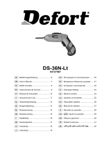 Defort DS-36N-LT Handleiding