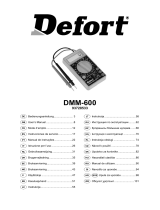 Defort DMM-600 de handleiding