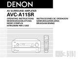 Denon AVC-A11SR Operating Instructions Manual