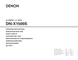 Denon DN-X1500S Handleiding