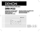 Denon DRR-M33 de handleiding