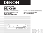 Denon DN-C615 Handleiding