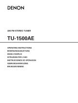 Denon TU-1500AE Handleiding