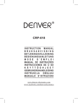 Denver CRP-618 Handleiding