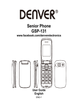Denver GSP131 Senior Phone Handleiding