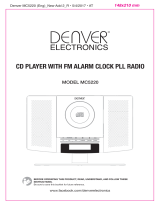 Denver MC-5220BLACK Handleiding