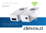 Devolo dLAN® 550 plus WiFi Powerline Installatie gids