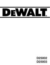 DeWalt D25002K Handleiding