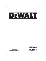 DeWalt D25960K Handleiding