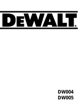 DeWalt DW005 de handleiding
