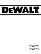 DeWalt DW703 Handleiding