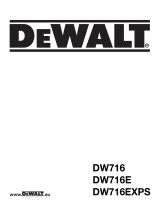 DeWalt DW716E de handleiding