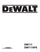 DeWalt DW717XPS T 3 de handleiding