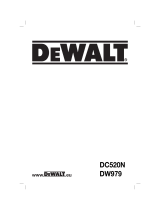 DeWalt DW 979 de handleiding