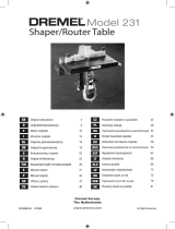 Dremel 231 SHAPER ROUTER TABLE de handleiding