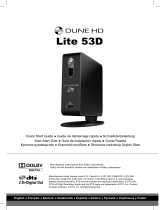 Dune HD HD Lite 53D 500GB + Wi-Fi b/g/n Handleiding