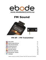 Ebode FM-SP Gebruikershandleiding