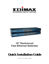 Edimax Rackmount Fast Ethernet Switch Handleiding